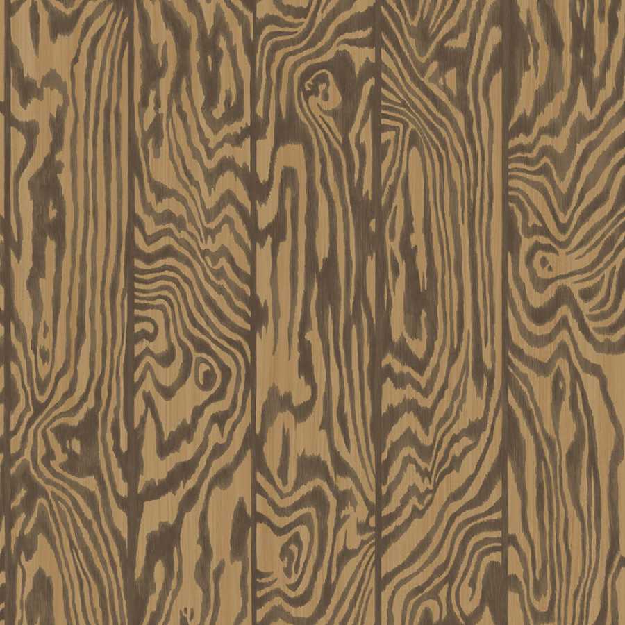 Cole & Son Curio Zebrawood 107/1002 Wallpaper - Light and Dark Brown