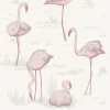 Cole and Son The Contemporary Collection Flamingos 95/8045 Wallpaper