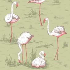 Cole and Son Icons Flamingos 112/11038 Wallpaper