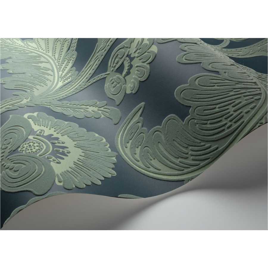 Cole and Son The Pearwood Collection Fanfare Flock 116/7026 Wallpaper