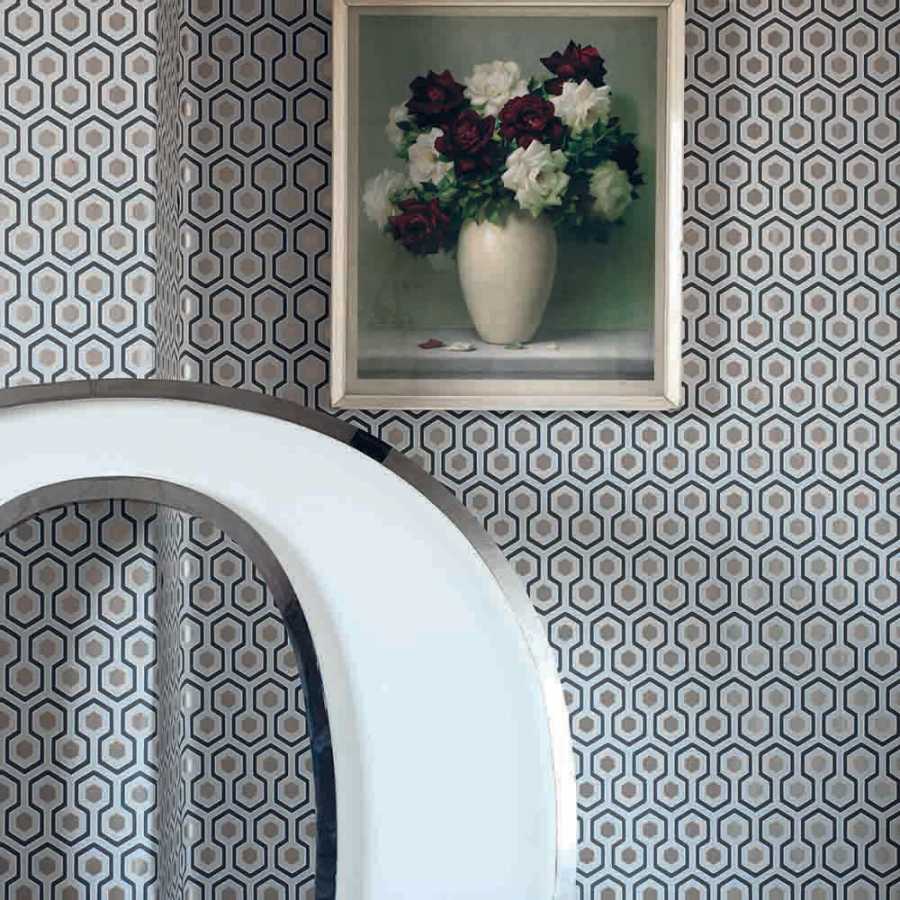 Cole and Son Contemporary Restyled Hicks Hexagon 95/3016 Wallpaper