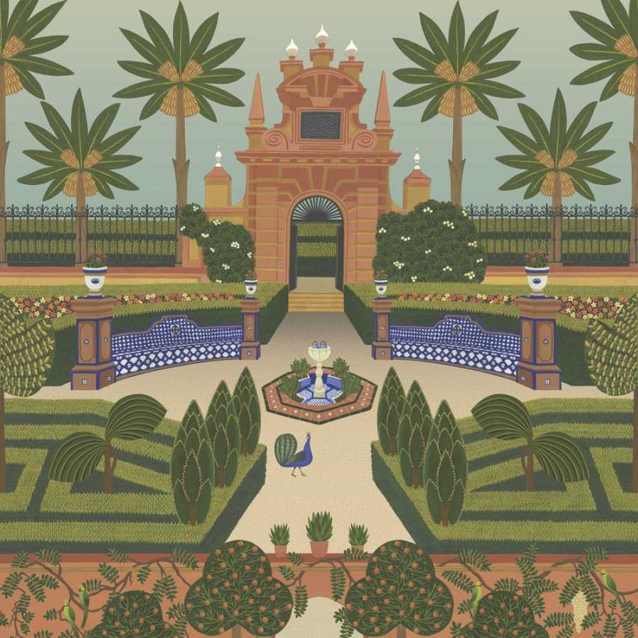 Cole and Son Seville Alcazar Gardens 117/7020 Wallpaper
