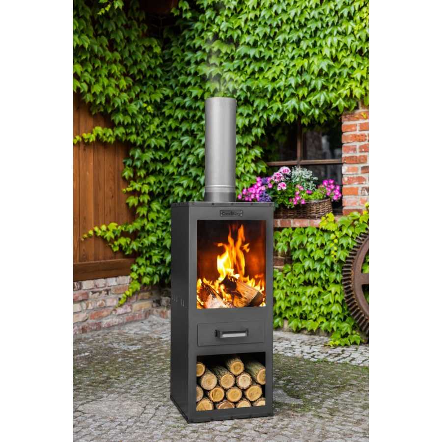 Cook King Rosa Outdoor Chiminea