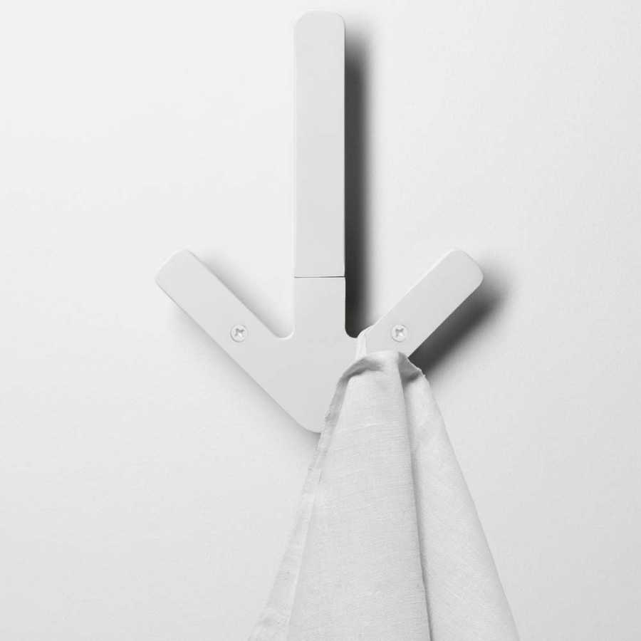 Design House Stockholm Arrow Flip Down Hangers - White