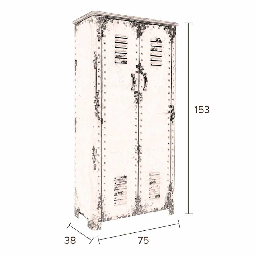 Dutchbone Rusty Cabinet - Sizes in cm
