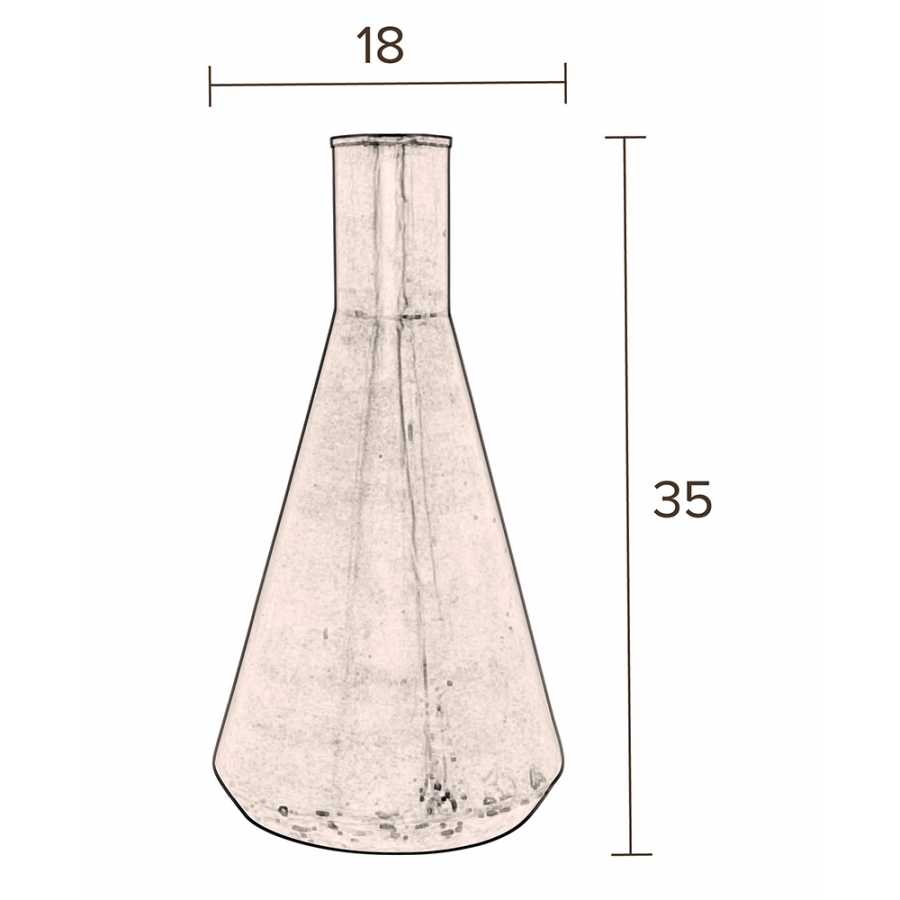 Dutchbone Hari Vase - Slim - Sizes in cm 