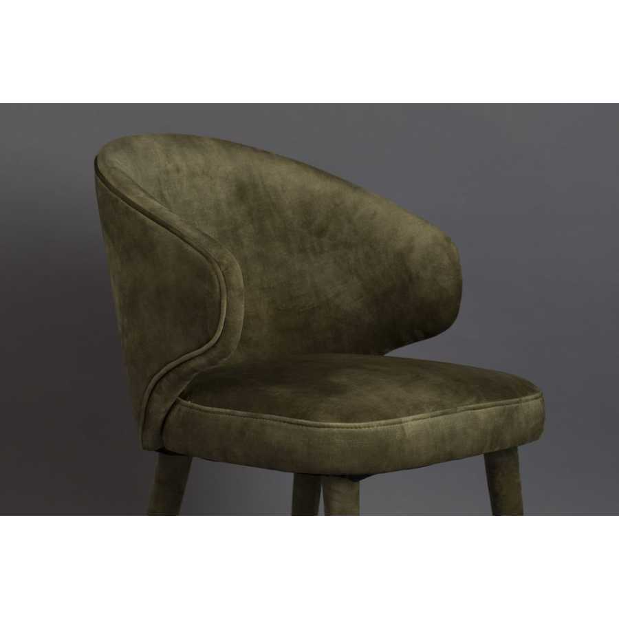 Dutchbone Lunar Chair - Moss
