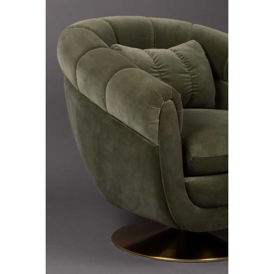 Dutchbone Member Lounge Chair - Olive