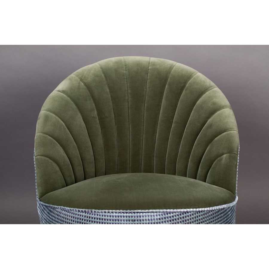Dutchbone Madison Lounge Chair - Olive