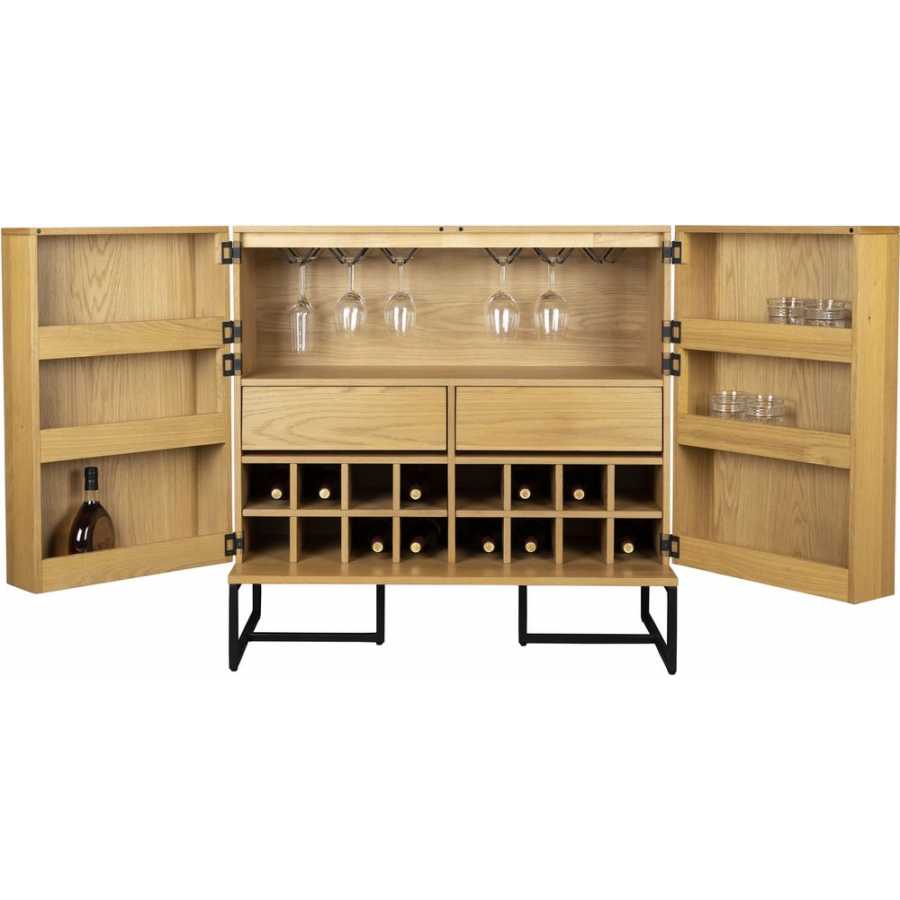 Dutchbone Class Drinks Cabinet - Oak
