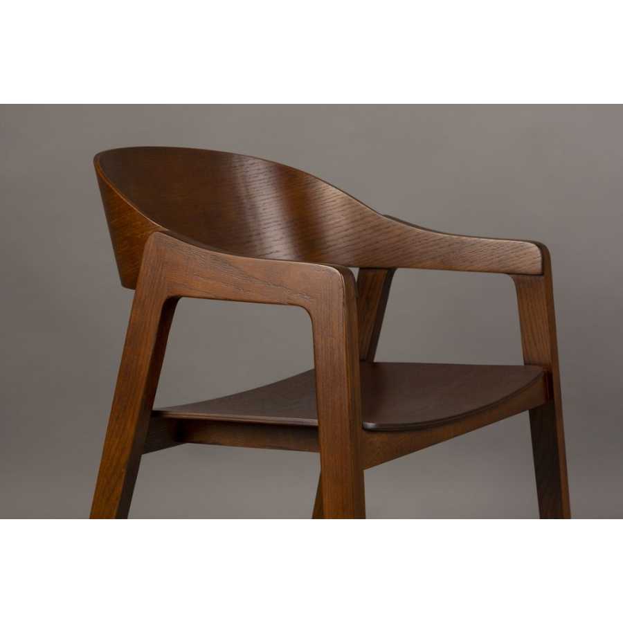 Dutchbone Westlake Dining Chair - Walnut