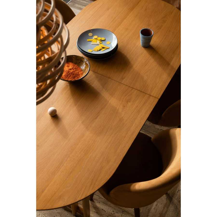 Dutchbone Barlet Oval Extendable Dining Table - Oak