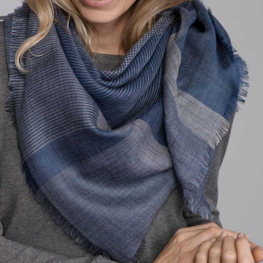 Elvang Milan Scarf - Blue