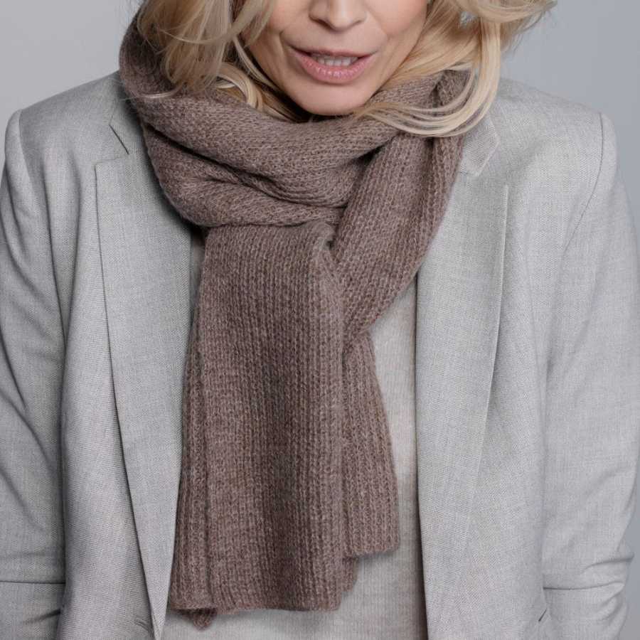 Elvang Tokyo Scarf - Latte - Large