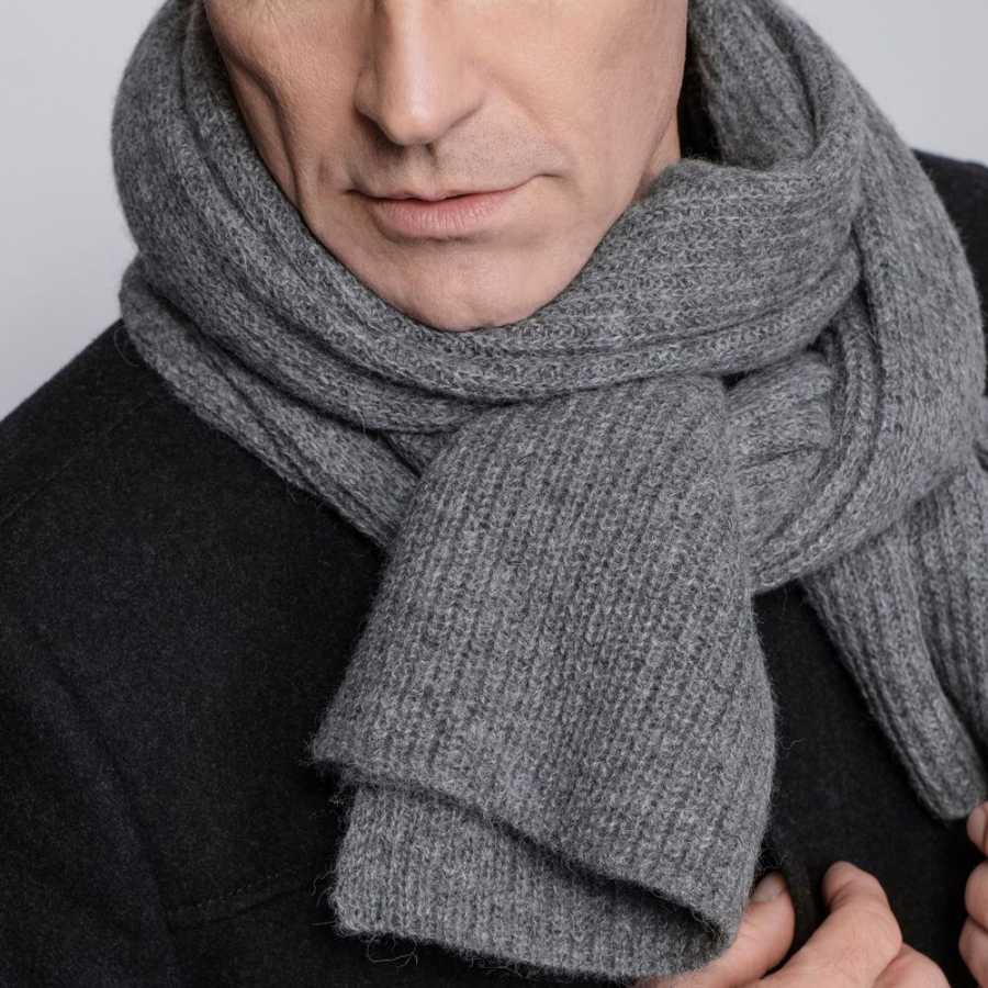 Elvang Tokyo Scarf - Grey - Large