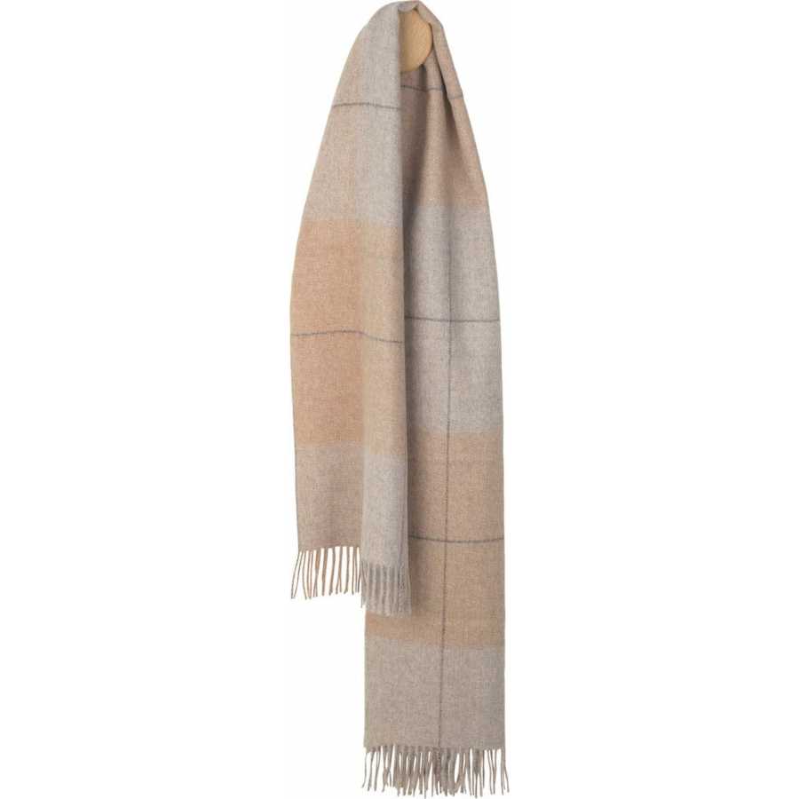 Elvang Prague Scarf - Camel & Light Grey