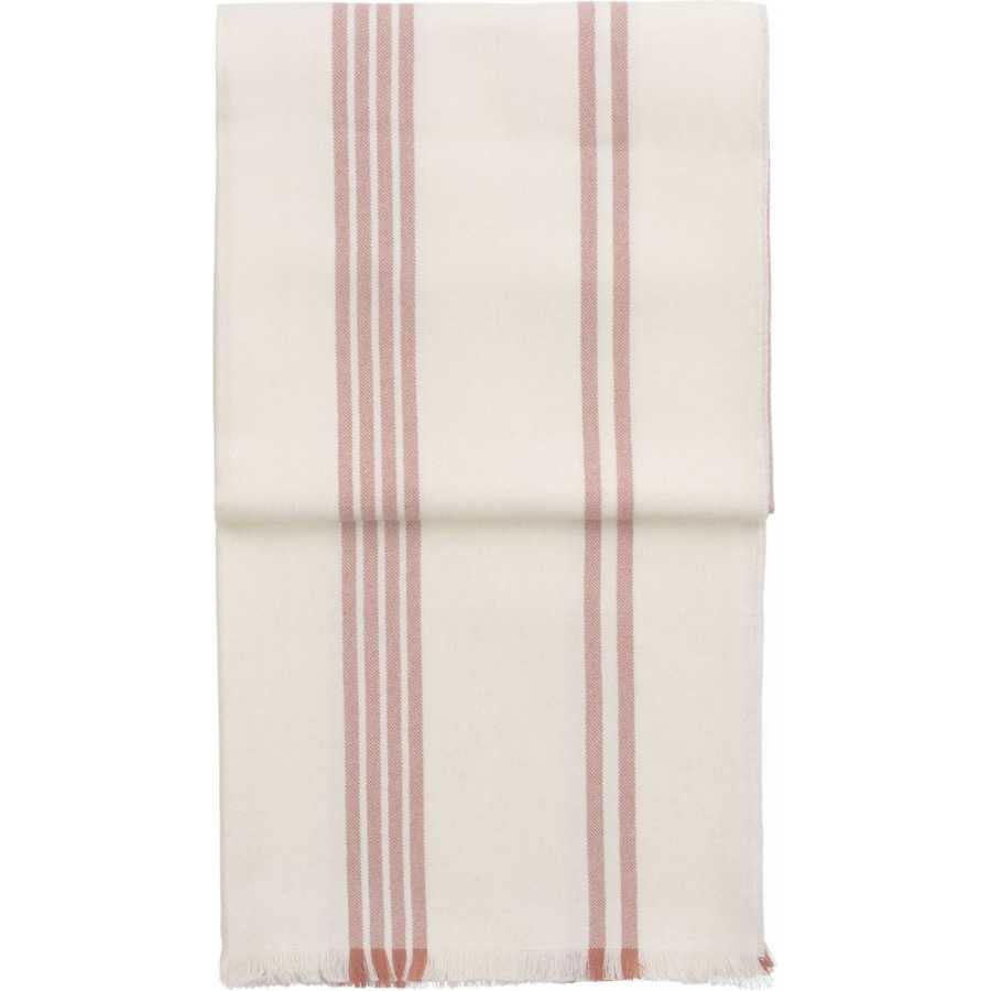 Elvang Lines Throw - White & Nude