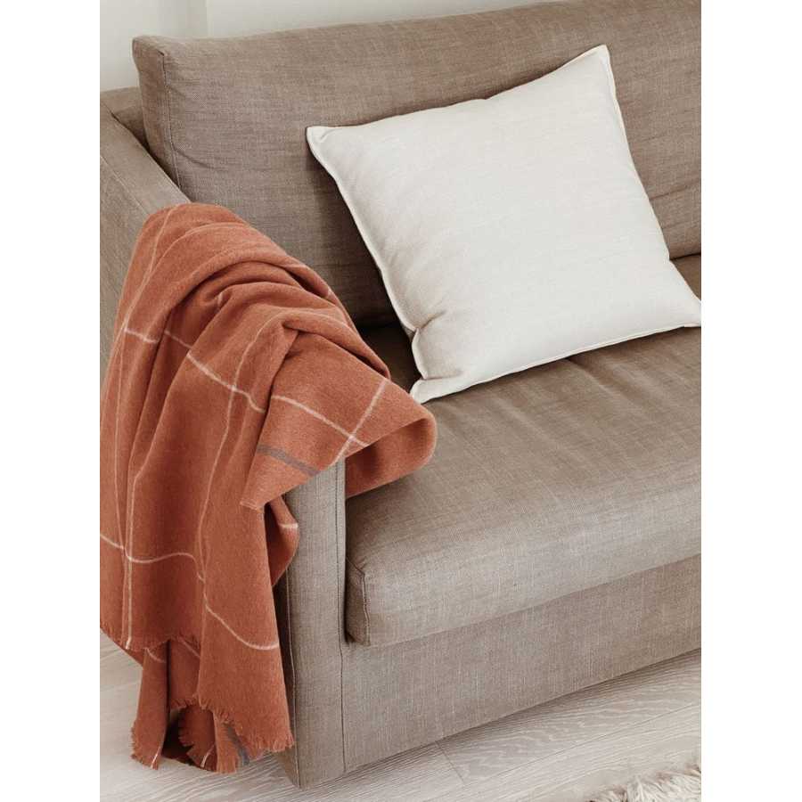 Elvang Square Throw - Rusty Red