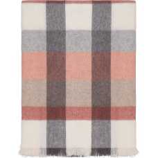 Elvang Intersection Throw - Rusty Red & White & Grey