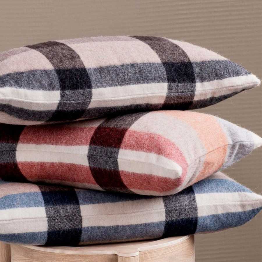 Elvang Intersection Cushion Cover - Camel & White & Grey