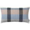Elvang Intersection Cushion Cover - Ocean Blue & White & Grey