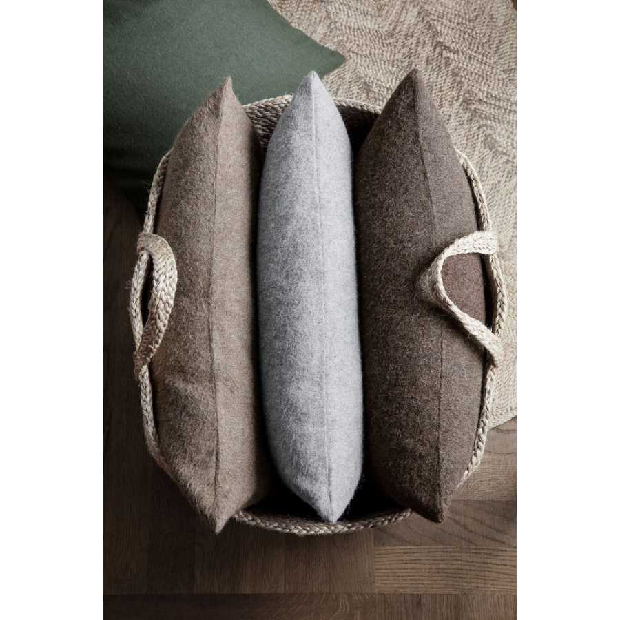 Elvang Classic Rectangular Cushion Cover - Light Grey