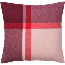 Elvang Manhattan Square Cushion Cover - Bordeaux & Red