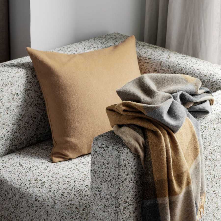 Elvang Classic Square Cushion Cover - Yellow Ochre
