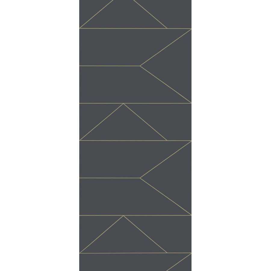 Ferm Living Lines Wallpaper - Graphite