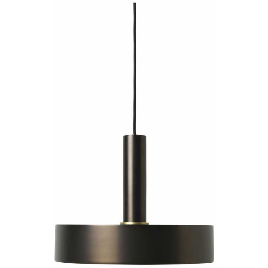 Ferm Living Collect Record Lamp Shade - Black Brass