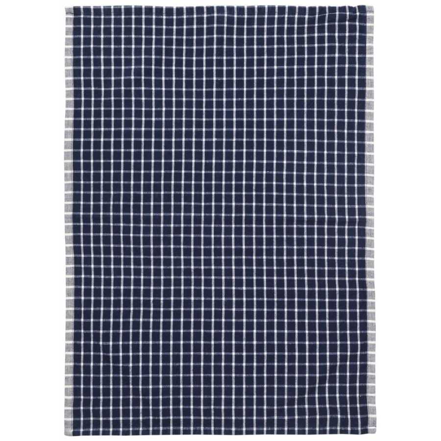 Ferm Living Hale Tea Towel - Blue & Off-White