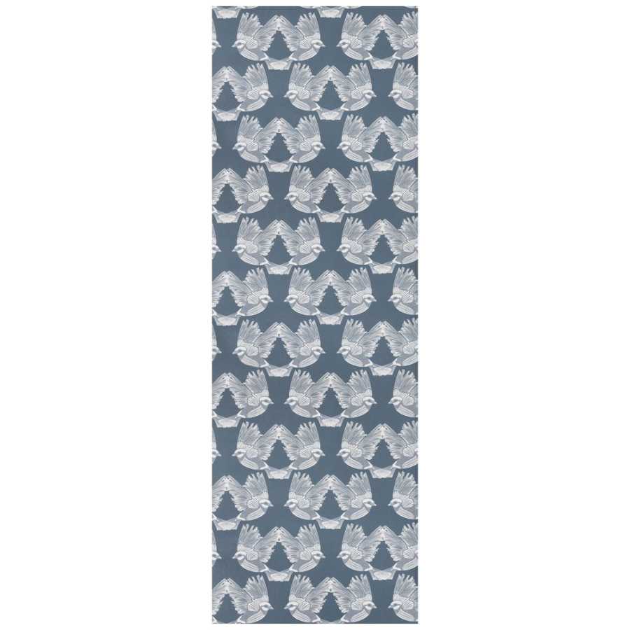 Ferm Living Birds Wallpaper - Dark Green / Off-White