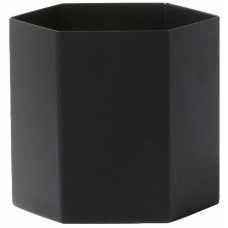 OUTLET Hexagon Plant Pot - Black