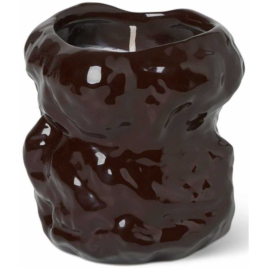 Ferm Living Tuck Scented Candle - Red Brown & Fig