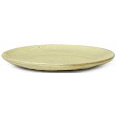 Ferm Living Flow Plate - Yellow Speckle