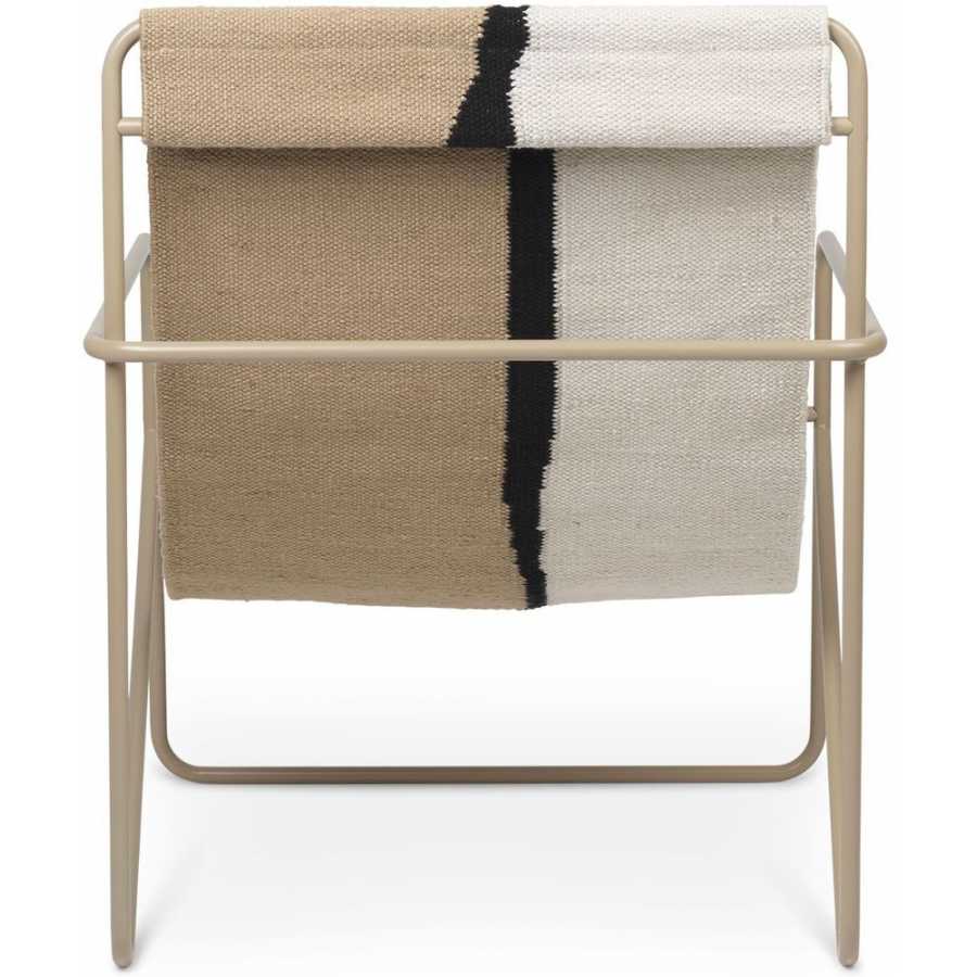 Ferm Living Desert Lounge Chair - Cashmere & Soil
