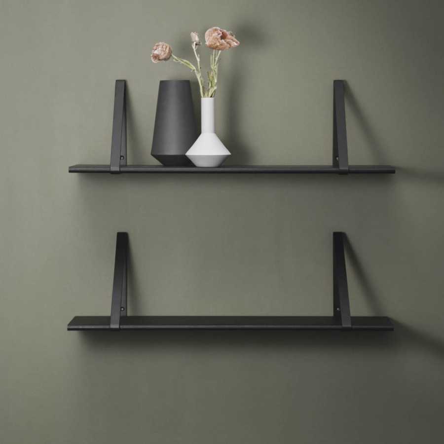 Ferm Living Metal Shelf Hangers - Set of 2 - Black
