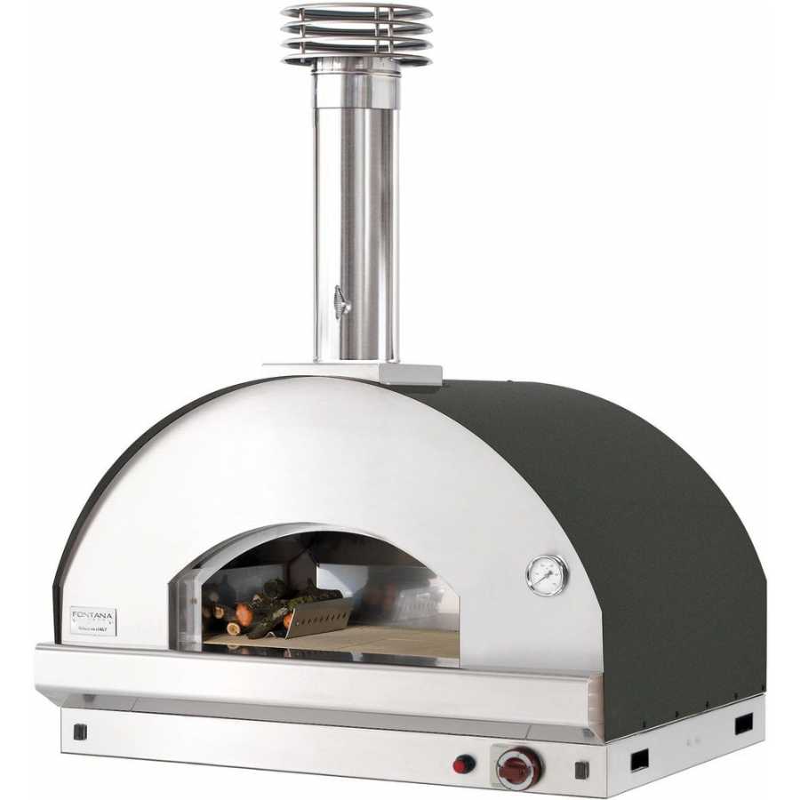Fontana Mangiafuoco Gas Pizza Oven - Anthracite & Silver