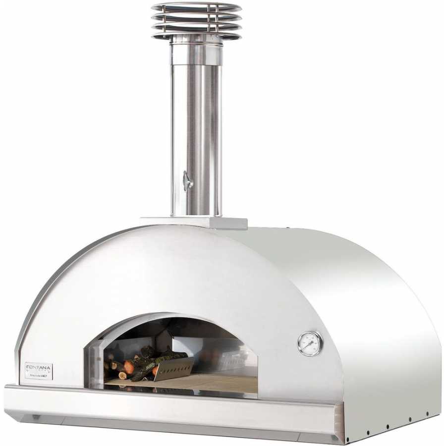 Fontana Mangiafuoco Wood Fired Pizza Oven - Silver