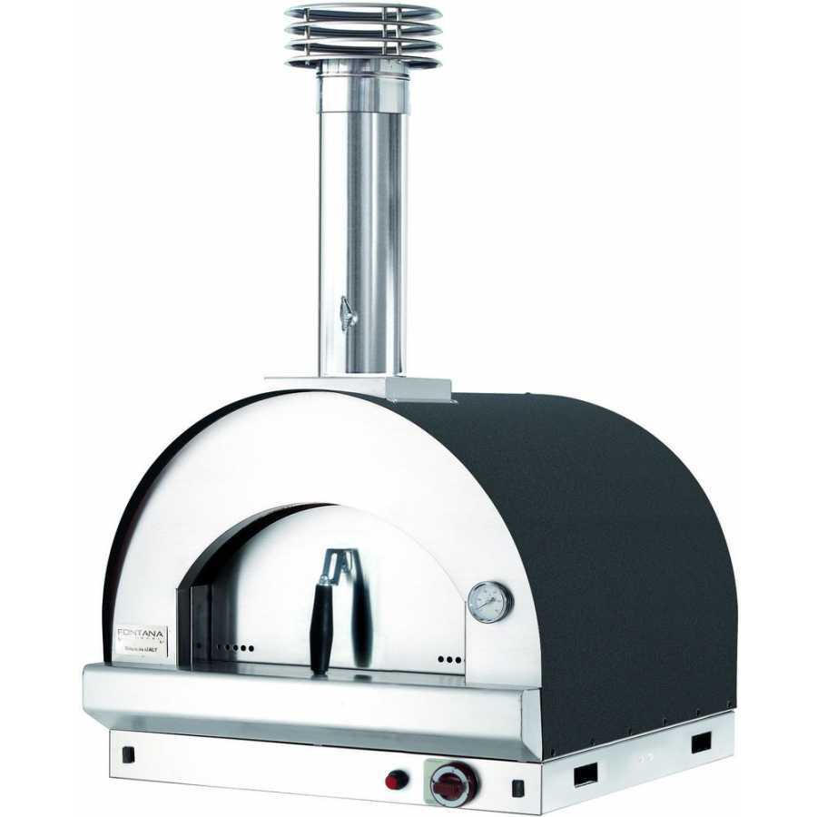 Fontana Margherita Gas Pizza Oven - Anthracite & Silver