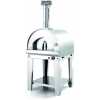 Fontana Forni Margherita Gas Pizza Oven With Trolley - Silver