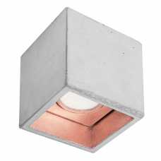 GANT Lights B7 Light Grey Concrete Spot Light - Copper