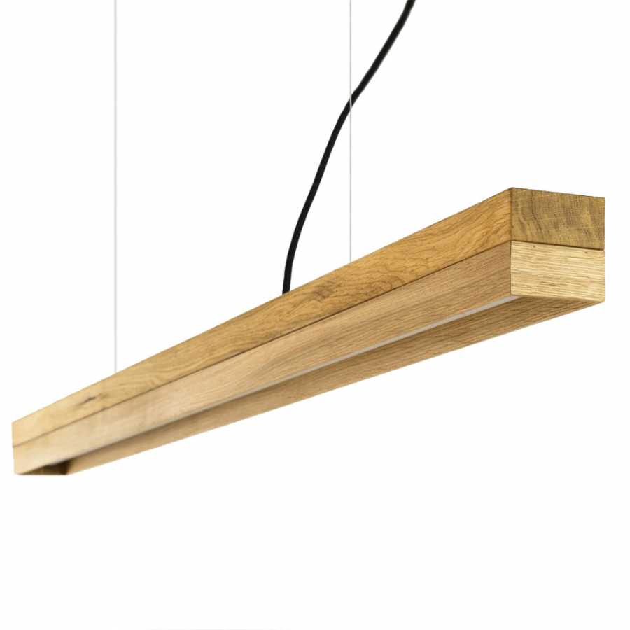 GANT Lights C1 Oak Pendant Light - Oak Wood