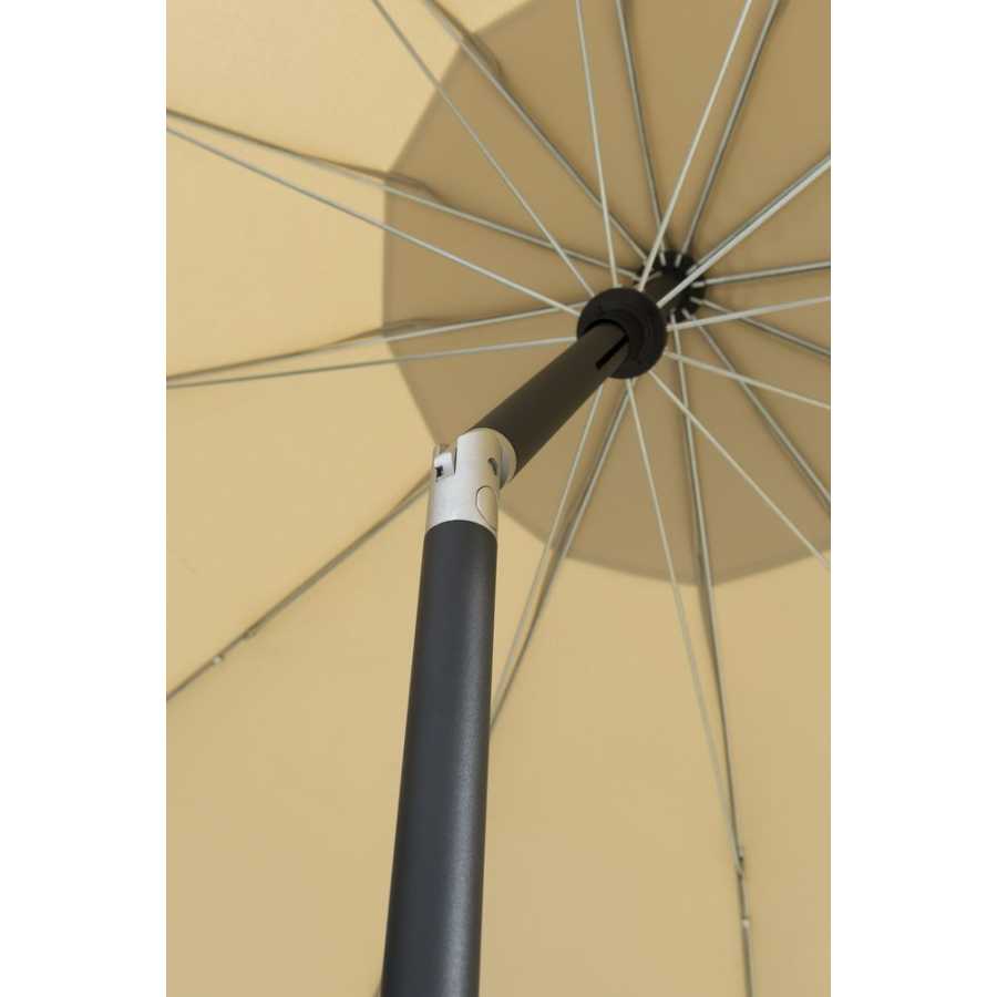 Garden Must Haves Carrousel Outdoor Parasol - Anthracite & Cream