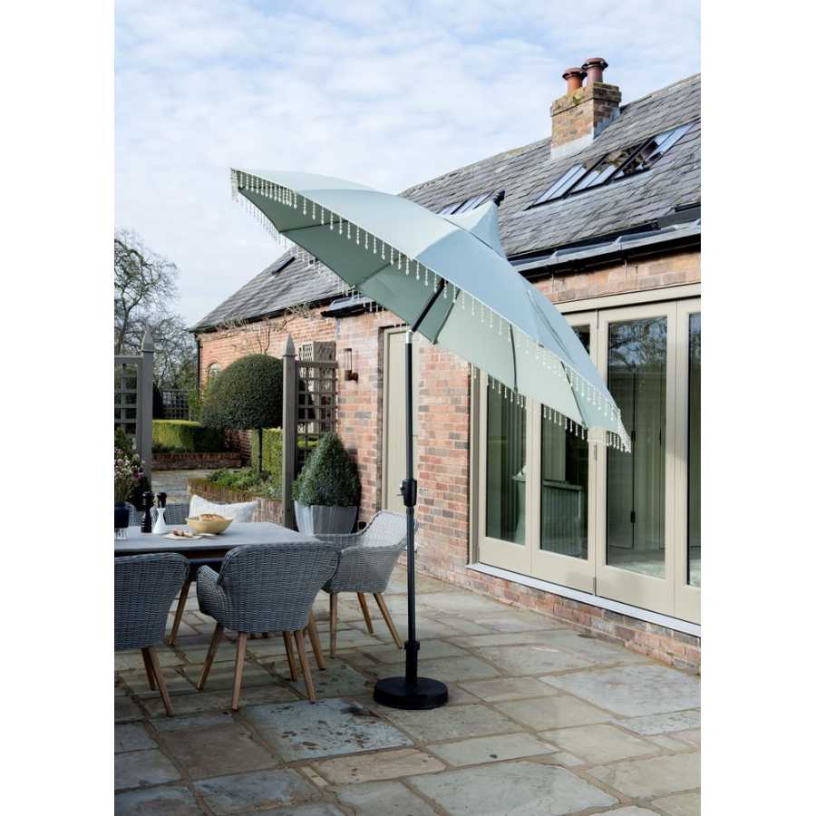 Garden Must Haves Carrousel Outdoor Parasol - Anthracite & Green