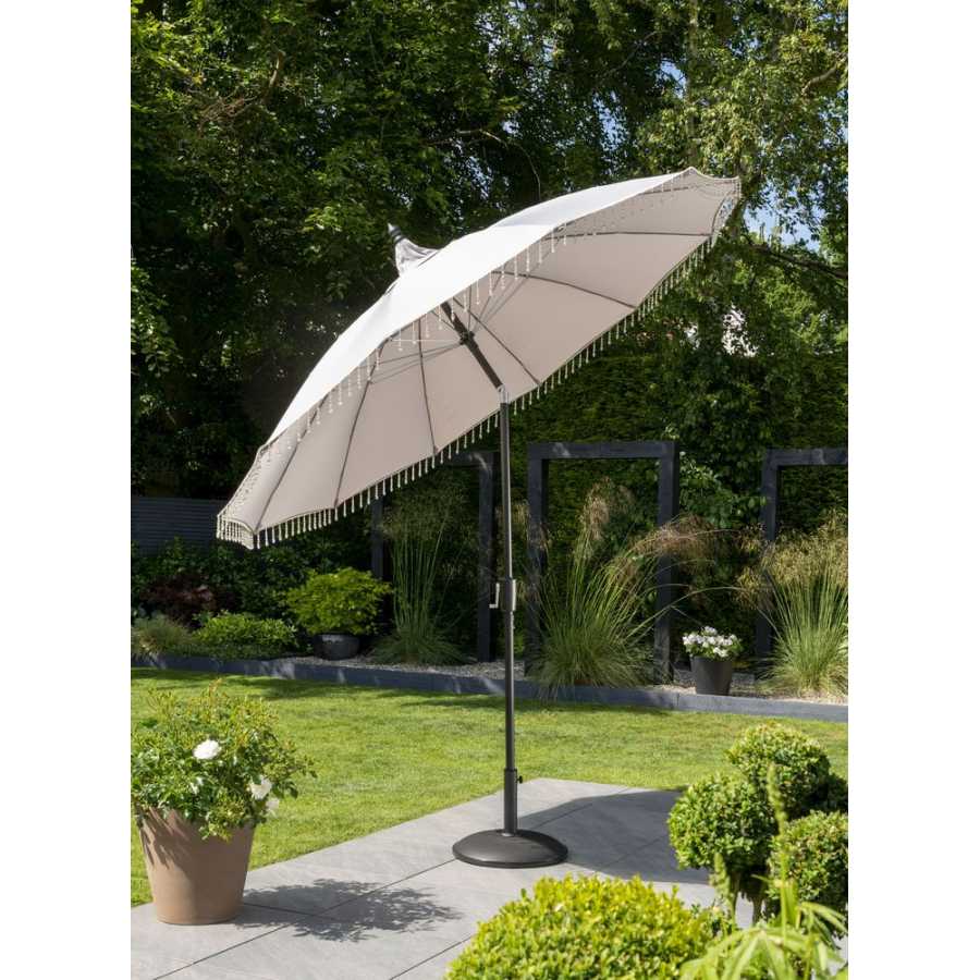 Garden Must Haves Carrousel Outdoor Parasol - Anthracite & Grey