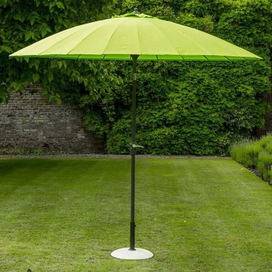 Garden Must Haves Geisha Outdoor Parasol - Anthracite & Lime