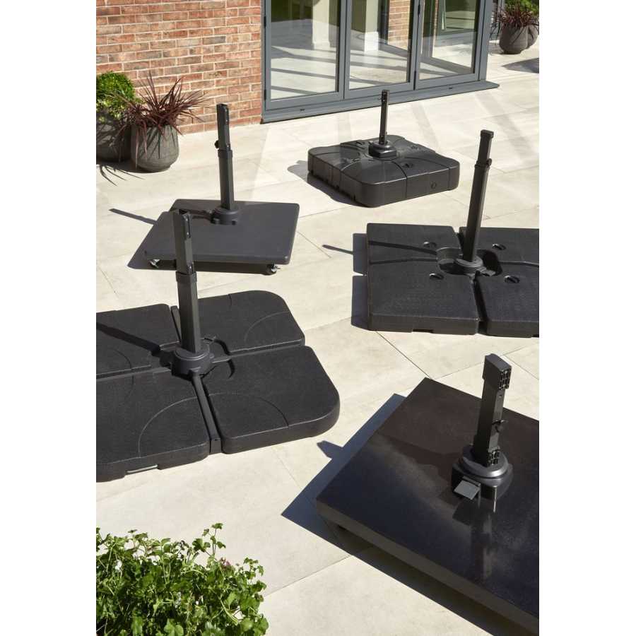Garden Must Haves Royce Outdoor 90Kg Concrete Parasol Base With Wheels