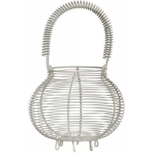 Garden Trading Steel Egg Basket - Chalk Garden Trading Steel Egg Basket - Chalk
