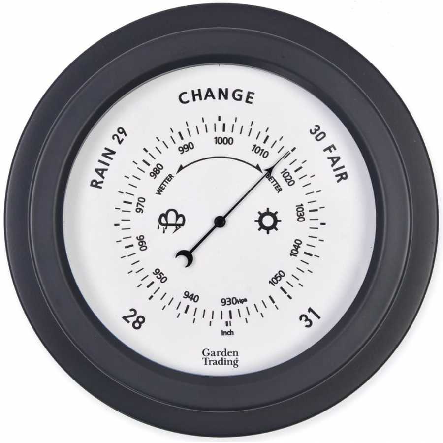 Garden Trading Tenby Barometer - Carbon